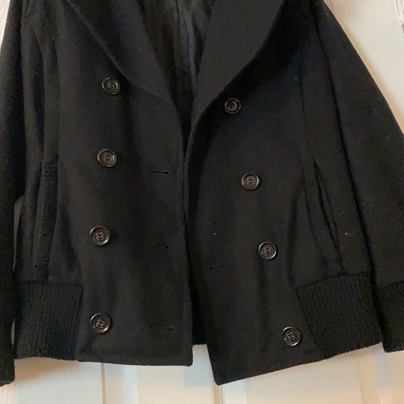 Black Button Coat - Picture 5 of 8